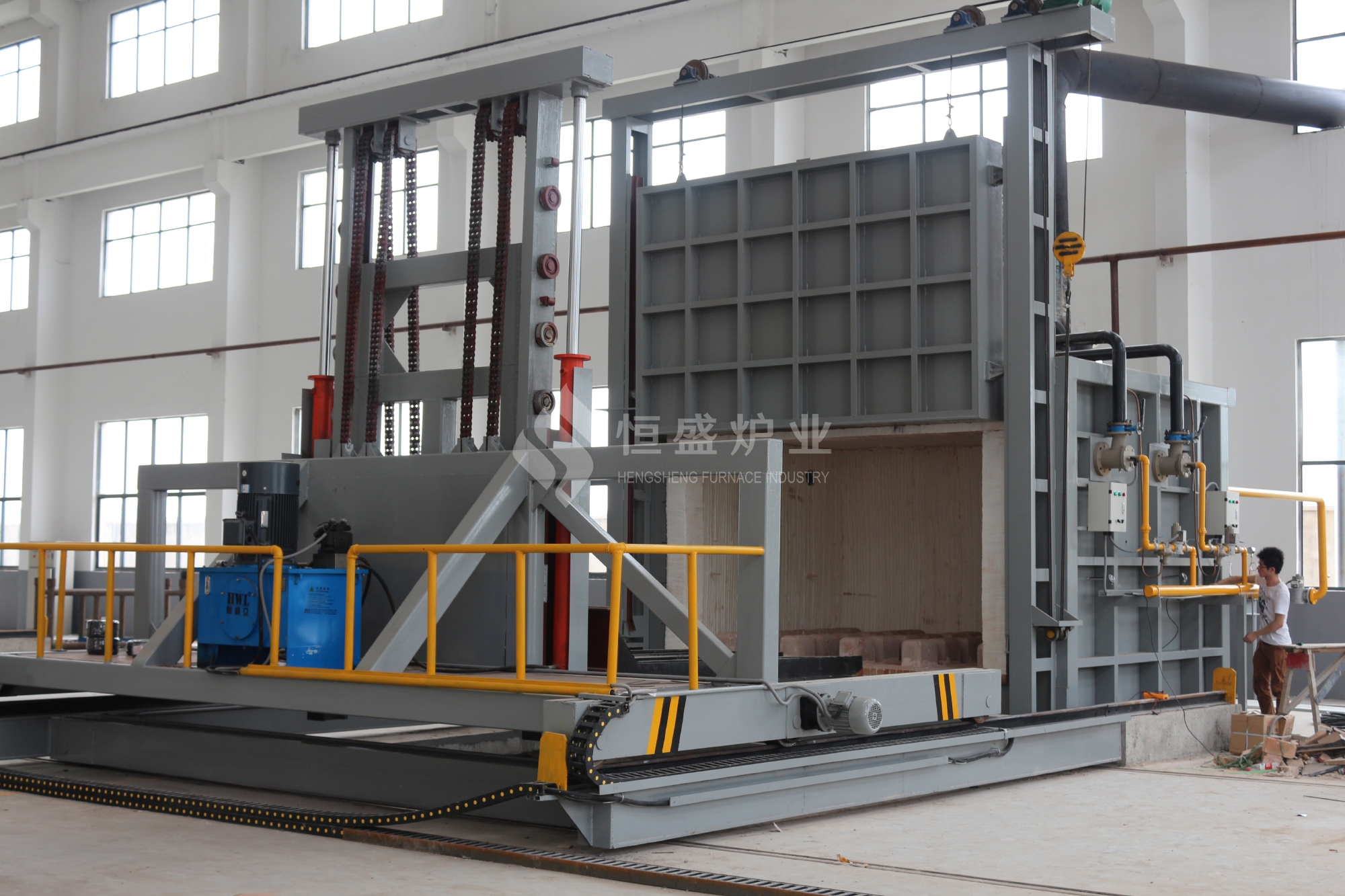 全纤维台车式燃气热处理炉